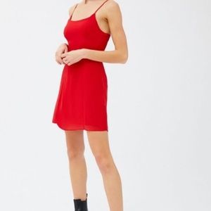 Urban Outfitters Juno Tie-Back Lace-Up Mini Dress